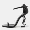 Saint Laurent black high heels for women, luxury designer footwear