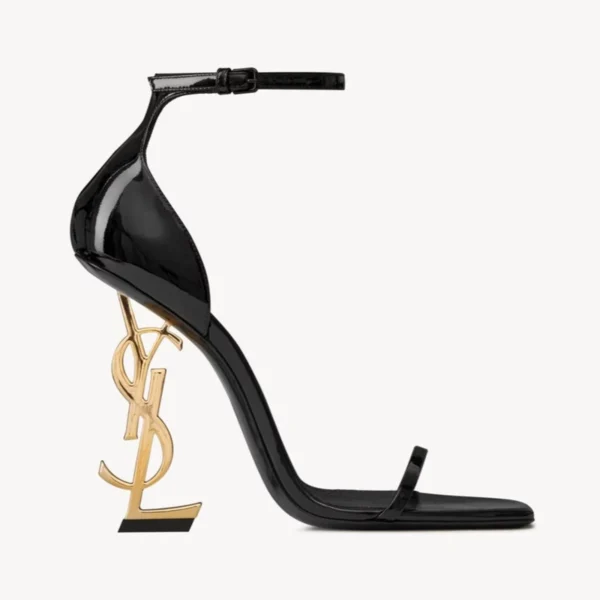 Saint Laurent Golden Logo High Heel – Luxury Designer Women’s Footwear